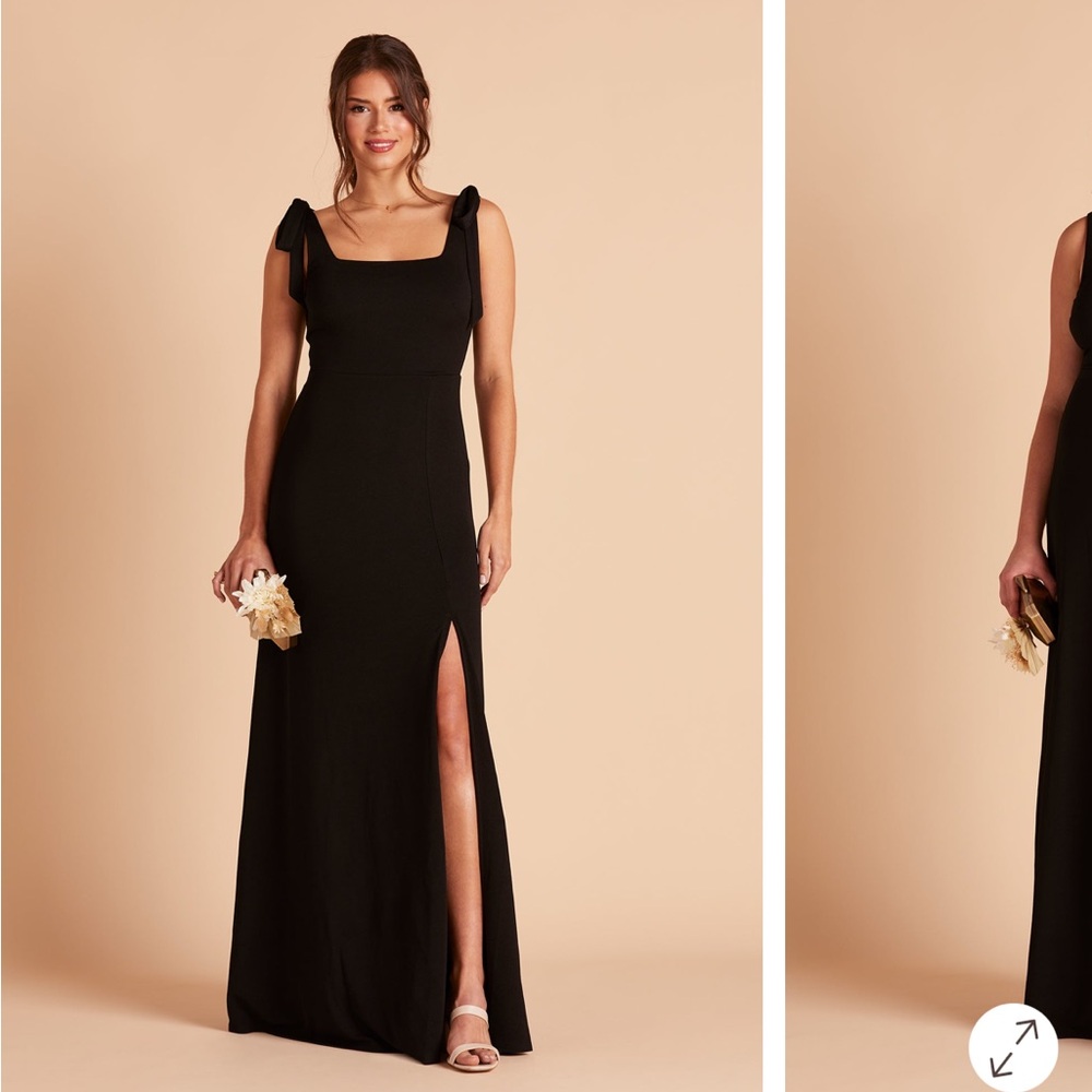 Birdy Grey Black Maxi Dress with Slit